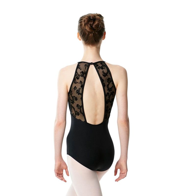 LULLI Clementine Halter Leotard LUF471 Black AM