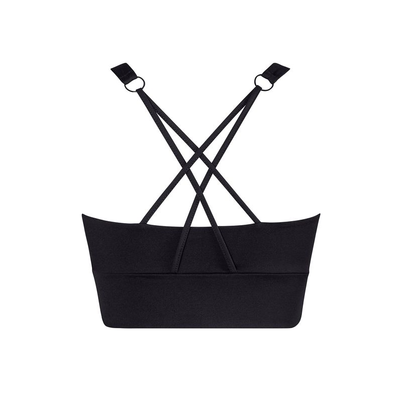 Energetiks Elysia zip Crop Top Black M