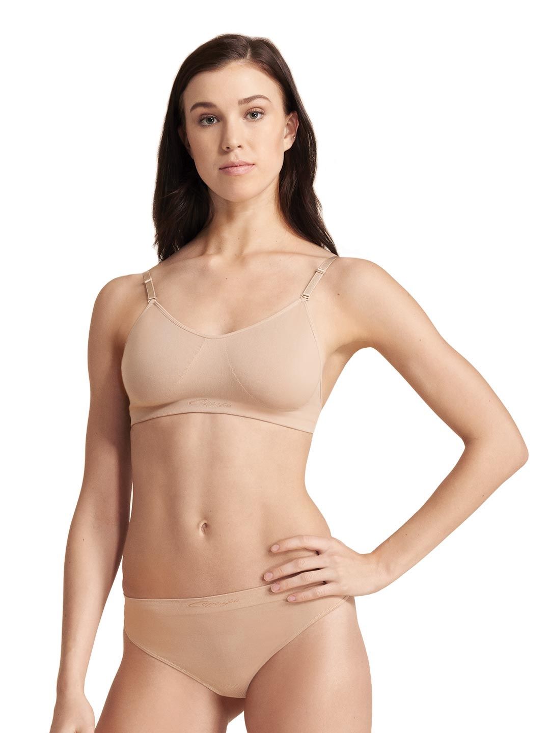 Capezio Seamless Back Bra 3683 Nude L