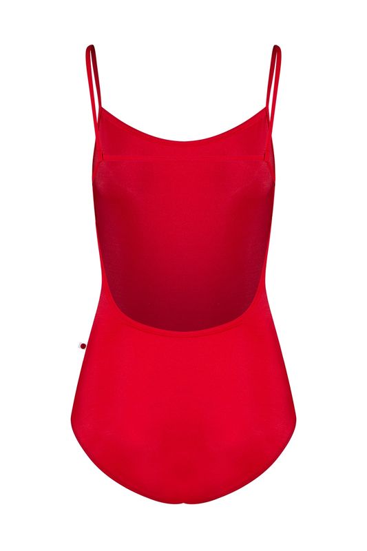 Yumiko "Tamara" Camisole Leotard  -  Scarlet