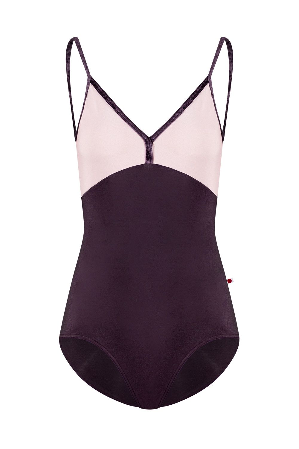 Yumiko Daria Cami Leotard  - Eggplant/Rose/Eggplant