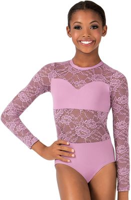 Body Wrappers Lace Leo LC110 Mauve 6x-7