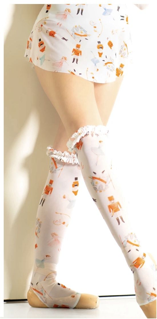 Danse De Paris Nutcracker Stirrup Warmers Rasperry velvet CHM/CHL