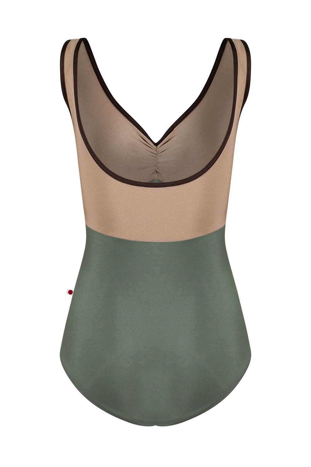Yumiko Anna Tank Leotard  - Sage/Toffee/Espresso