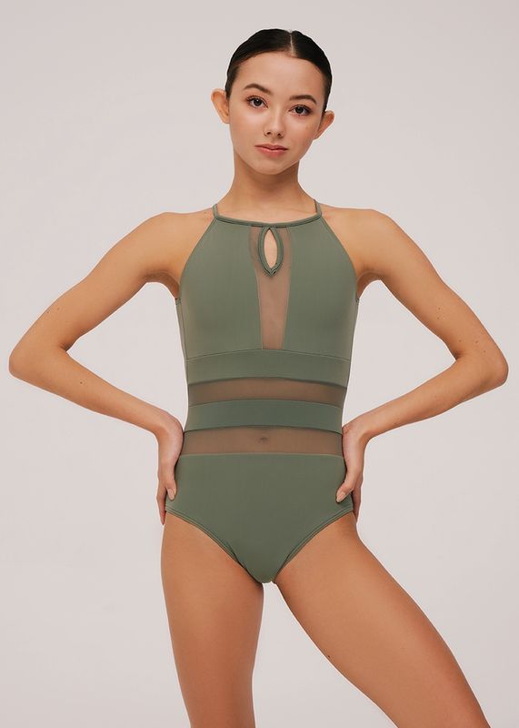 Nikolay Roberta Tank Leotard Olive XXS