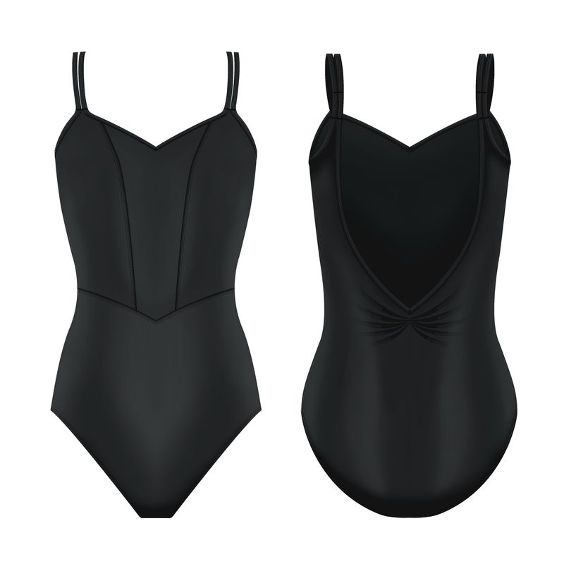 Danse de Paris "Natasha Jet" Camisole Leotard