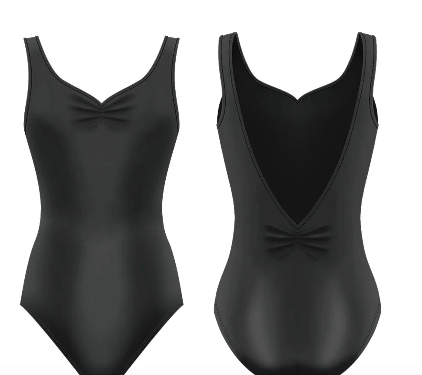 DDP Marie Tank Leotard Ebony CHS