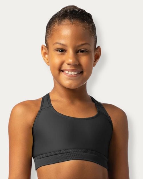 So Danca SL144 Layla Crop Top Black 6x-7