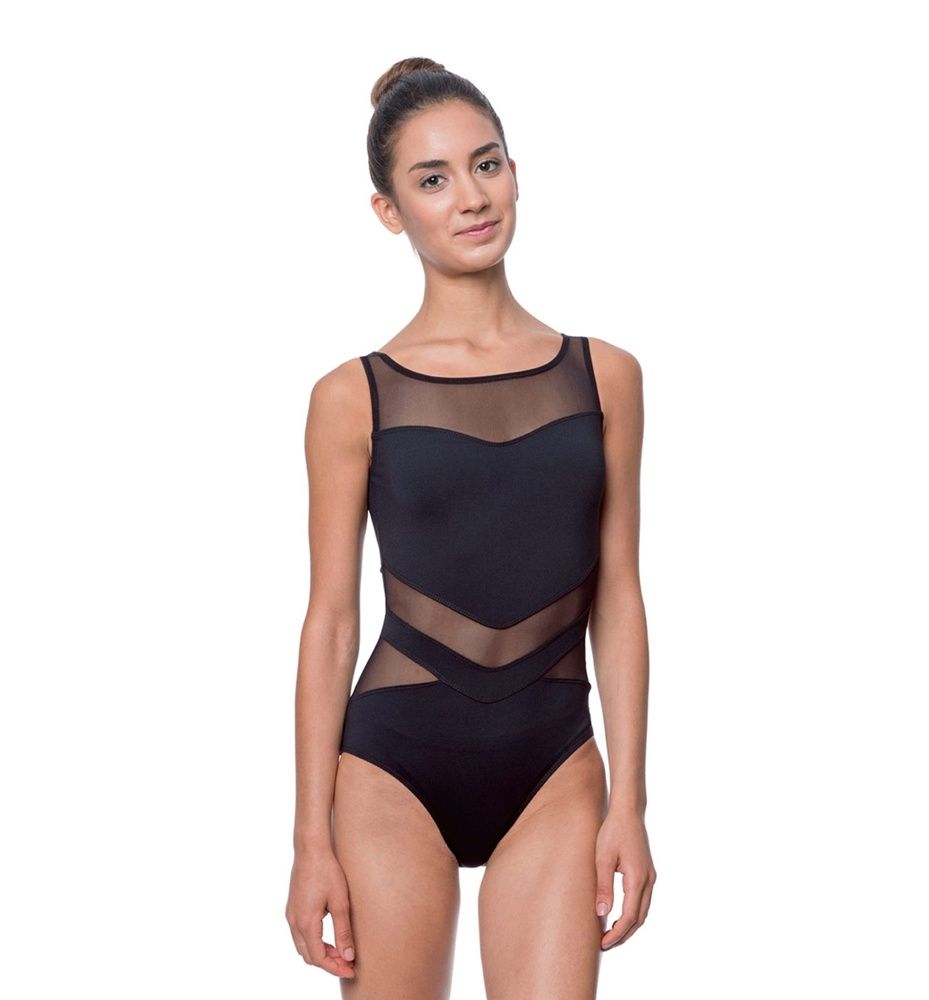 Lulli Diane Tank Leotard LUF405 Black XS