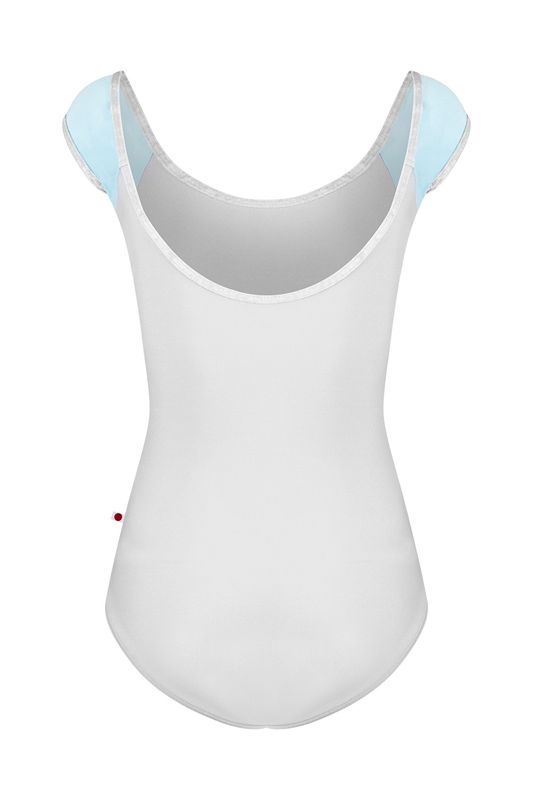 Yumiko "Wendy" Cap Sleeve Leotard  - Silver