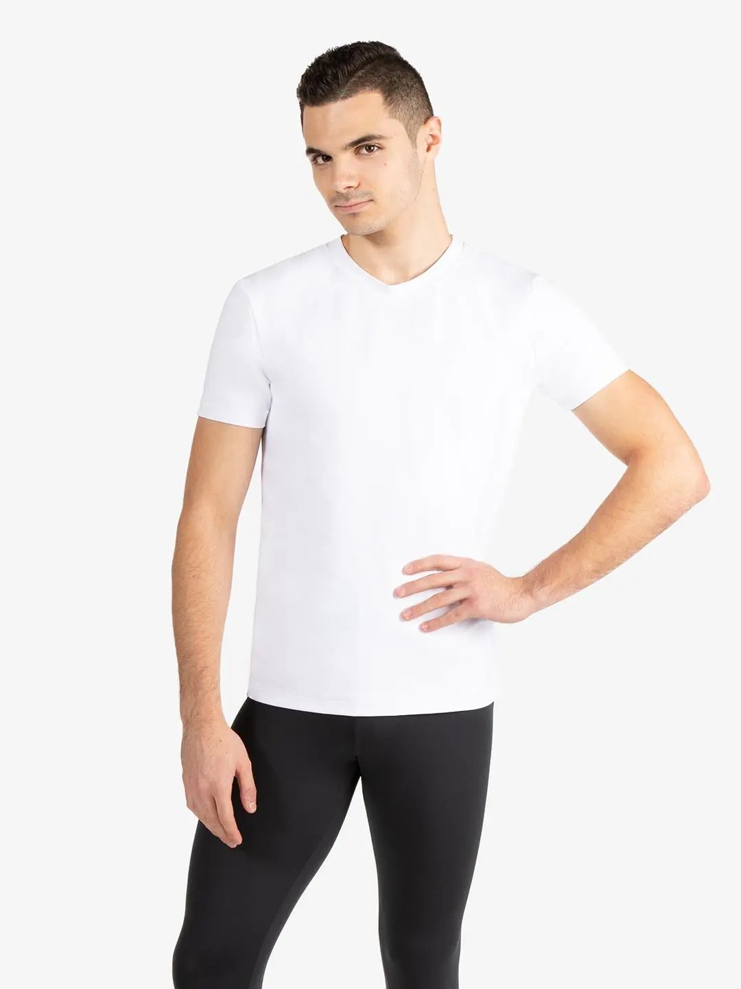 Capezio Crew Neck Tee- Boys &amp; Men Black CM