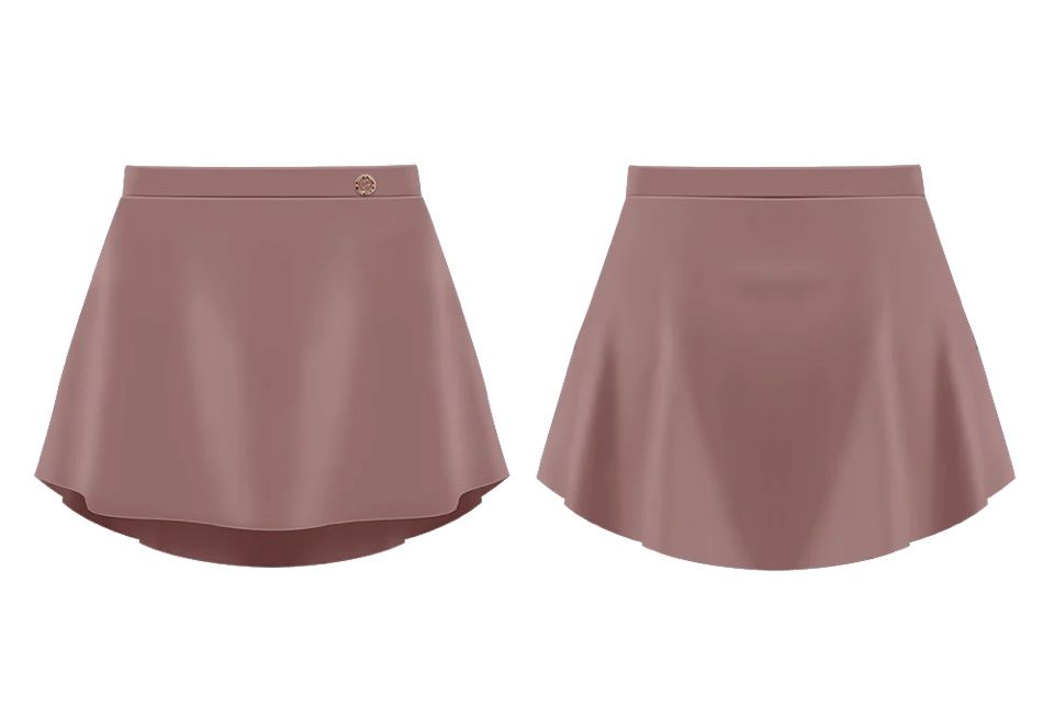 Danse de Paris Natasha Skirt Ash Rose XXS/XS