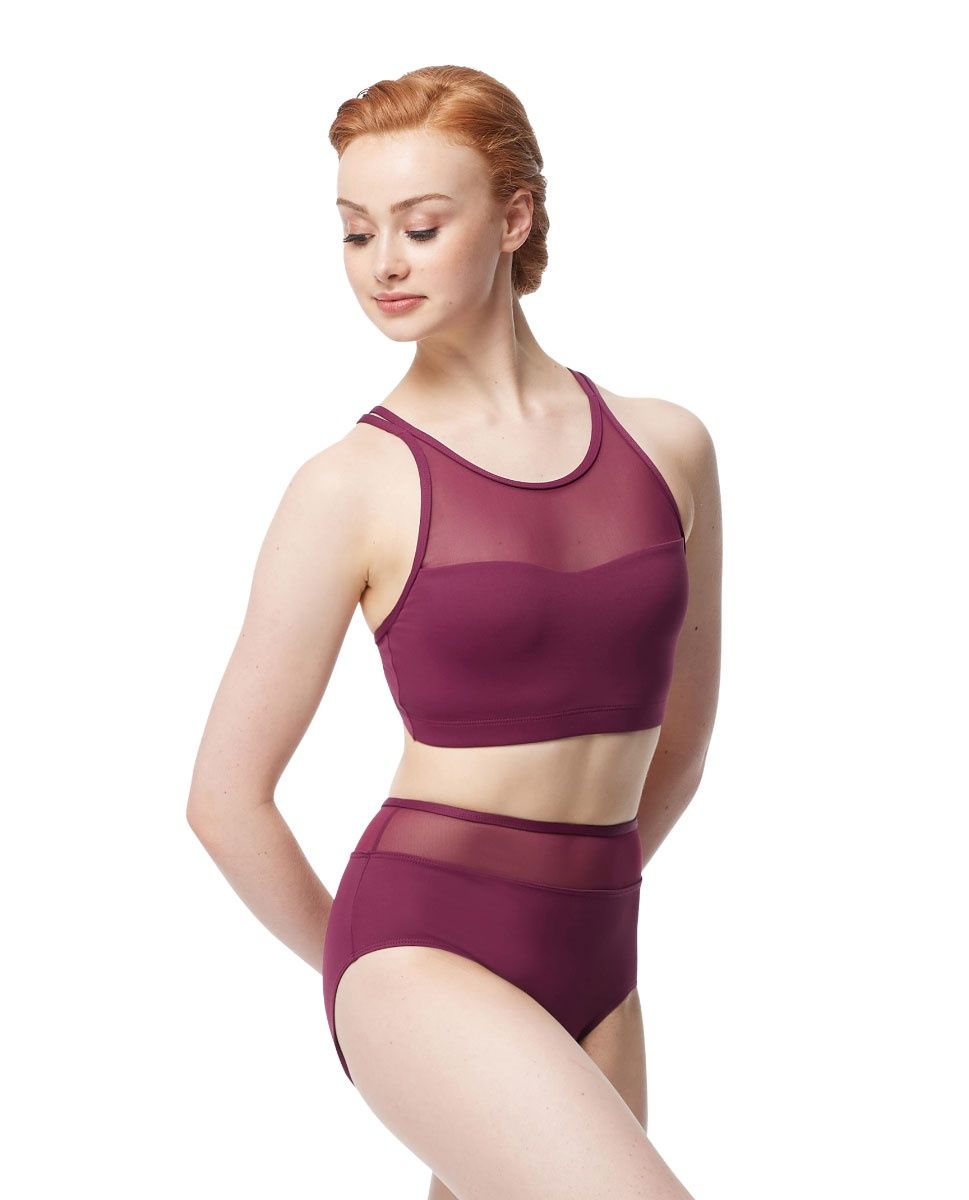 Lulli Trayce Cami Bra Top LUB378 Dusty Rose Child 10