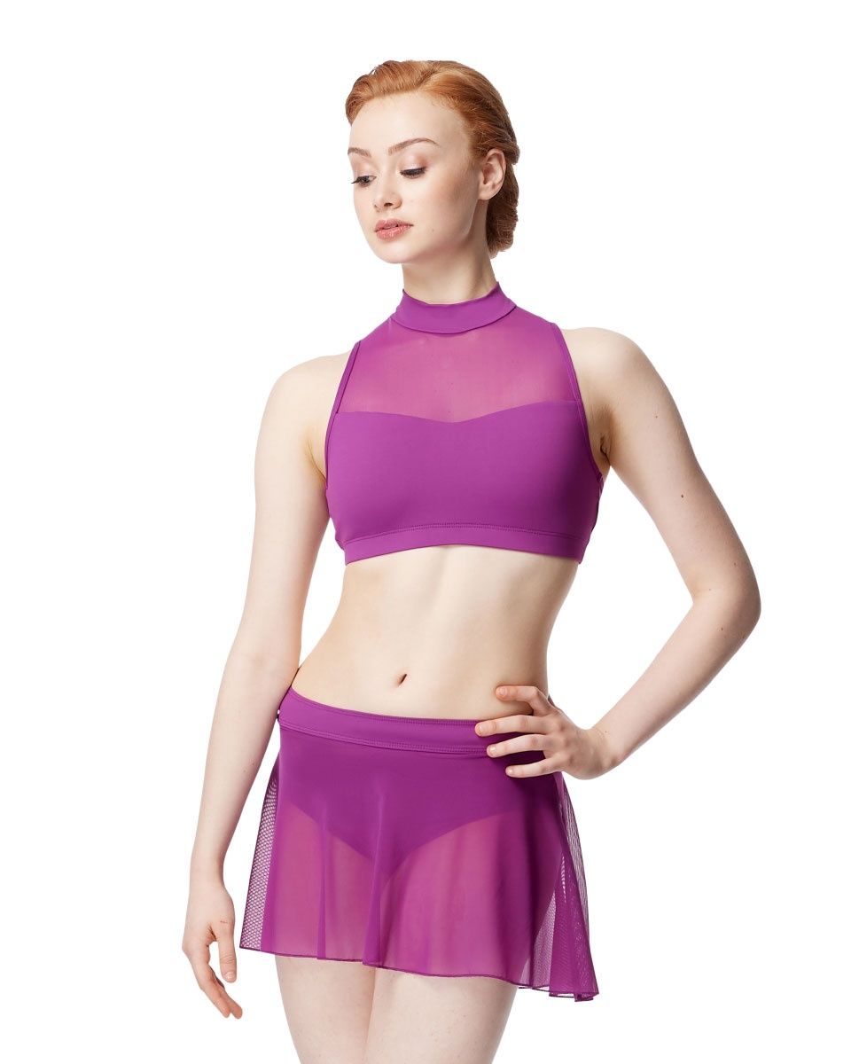 LULLI Denize Mock Neck Bra LUB379 Blue Child 12