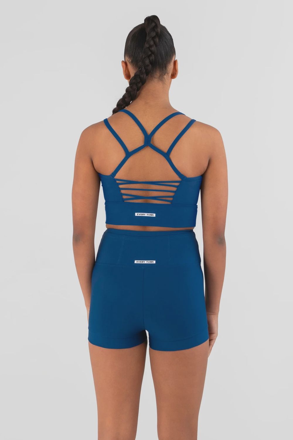 Every Turn Empowered Long Line Top Dark Ocean AS