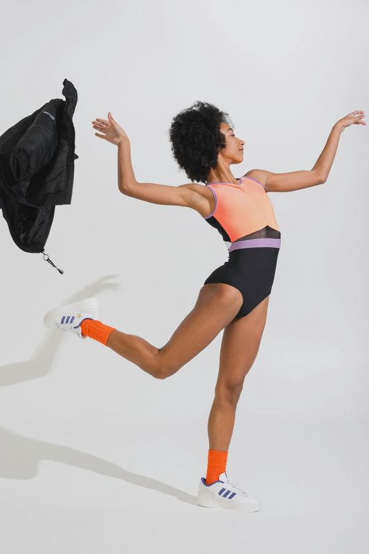 Every Turn Sprint Leotard Sherbet 10