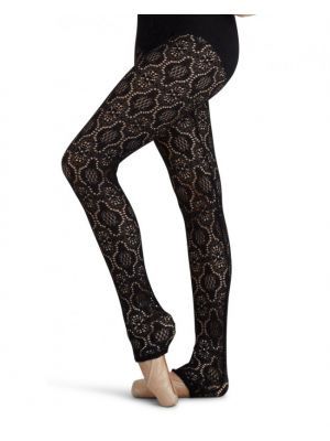 Capezio Tights Lace 10538W Black XSmall
