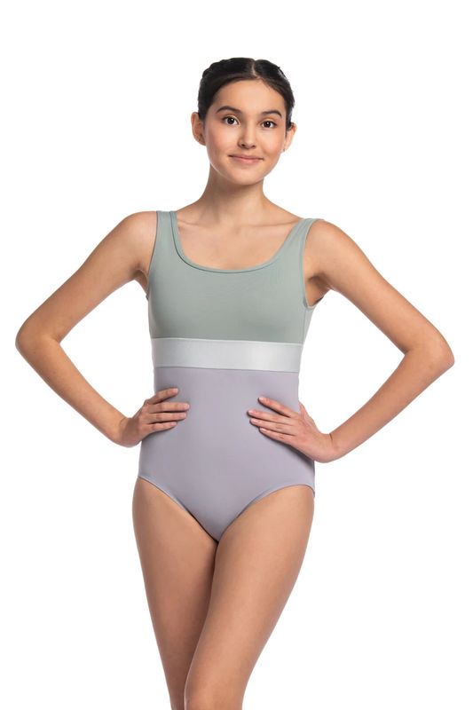 Ainsliewear Manon Leotard Sage/Cloud Adult Petite