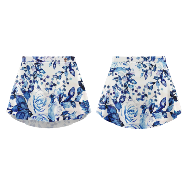 Danse de Paris Jardin Patterned Skirt Ivory CHM
