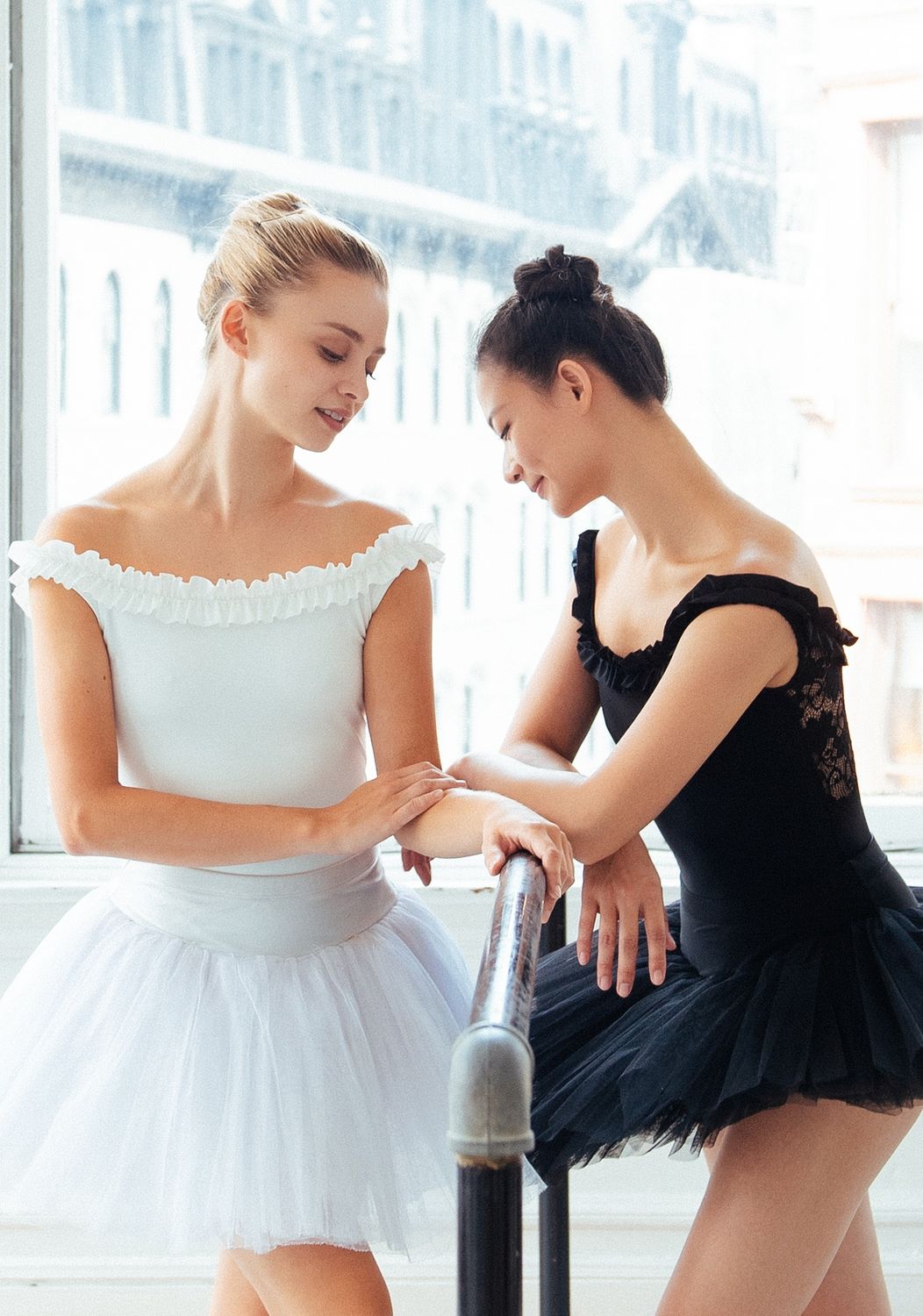 Xiaoxiao Off Shoulder Leotard 1828 White AM