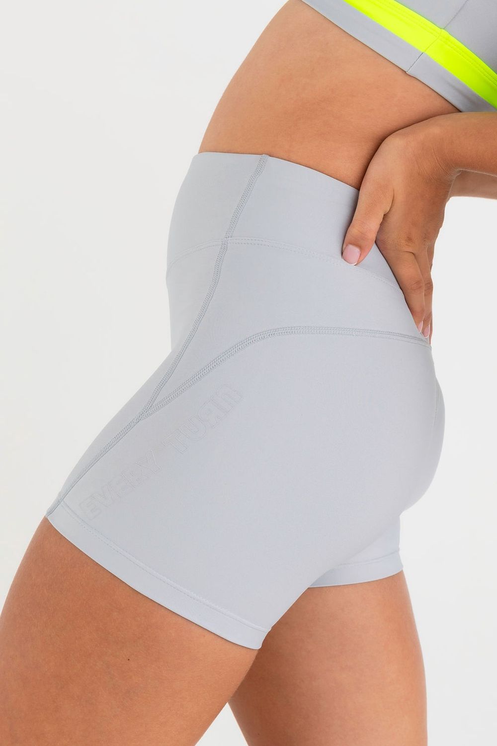 Balanced Bodi Workout Short Mist Grey 8