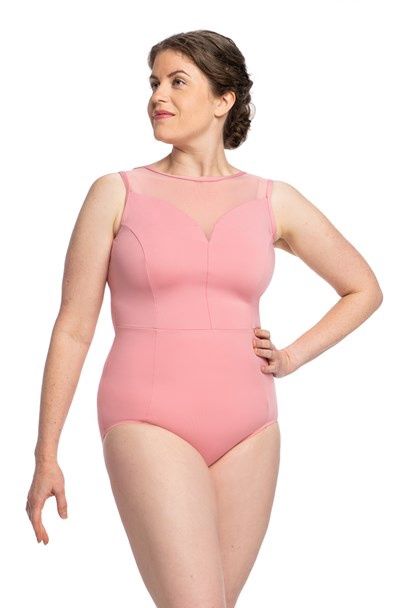 Ainsliewear Bianca Leotard Peony Pink Petite