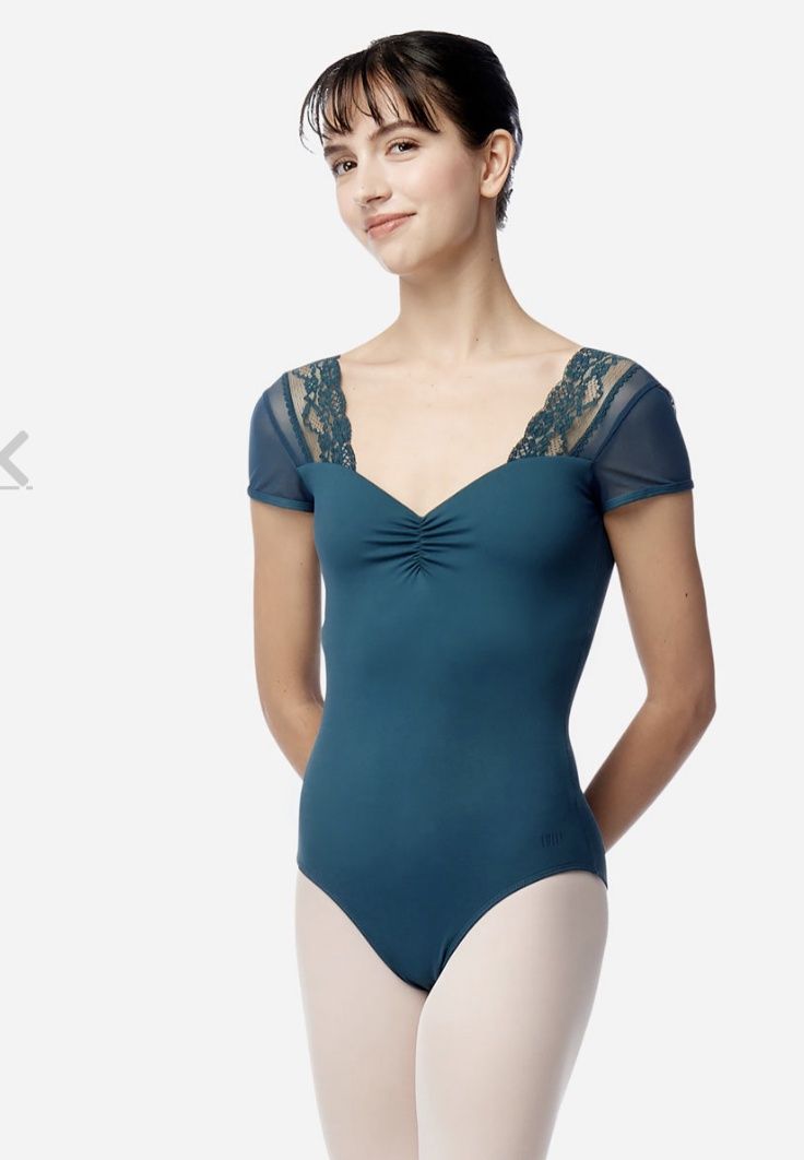 LULLI Valeria Cap Leotard  Dark Teal