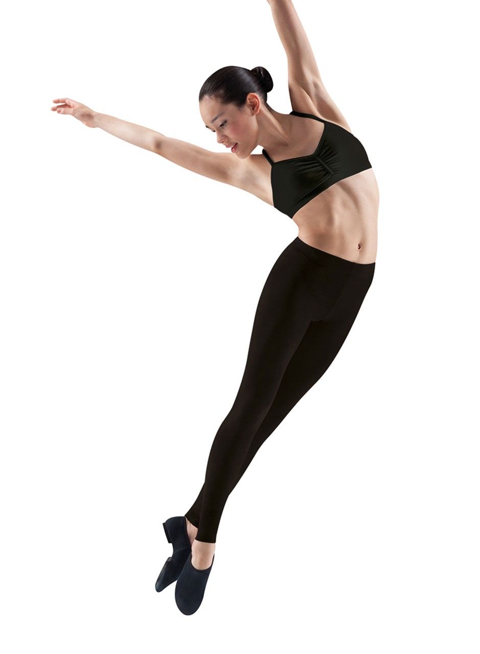 Bloch Gathered Front Bra Top Z7287 Black Large