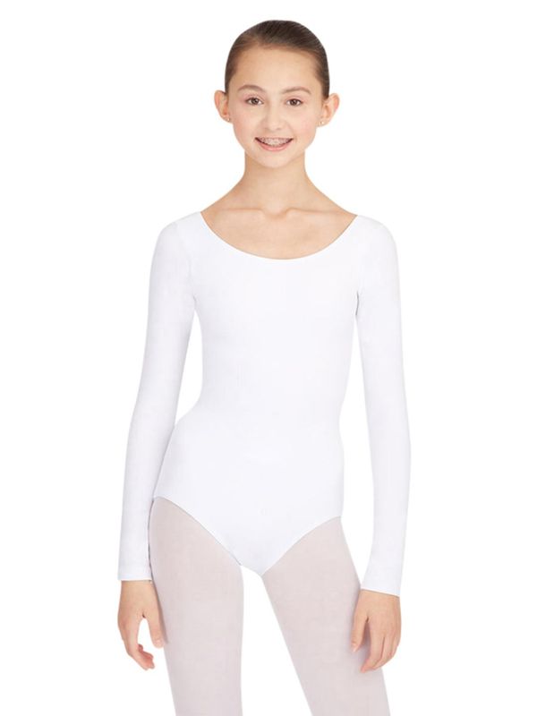 Capezio Long Sleeve Leotard White Adult Large