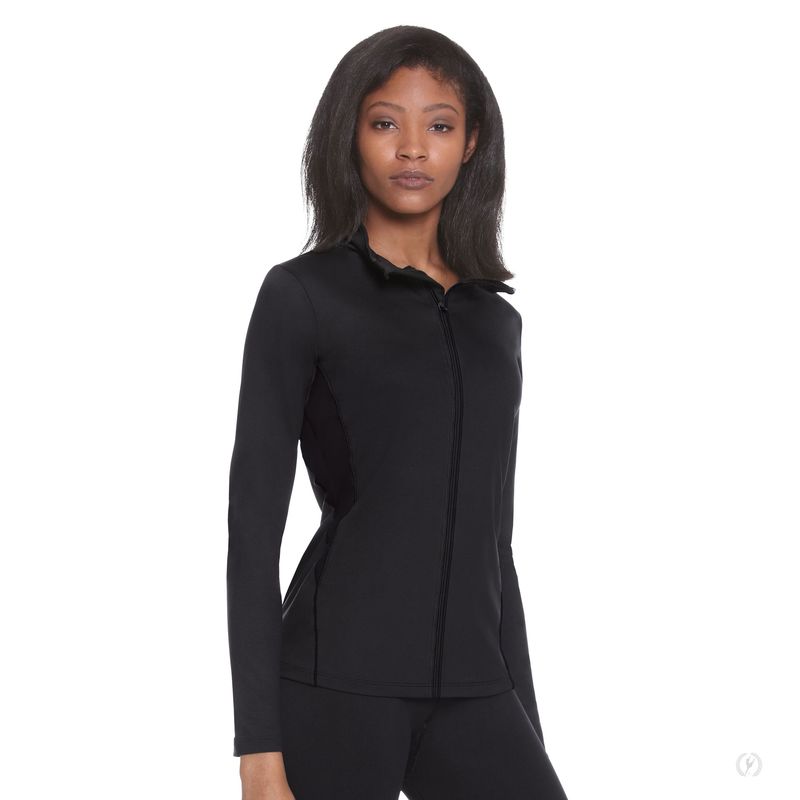 Eurotard FZ Dance Jacket 33340 Black Adult XLarge