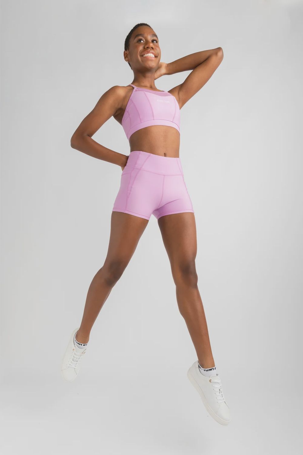 Every Turn Gratitude Crop Top Lavender 8