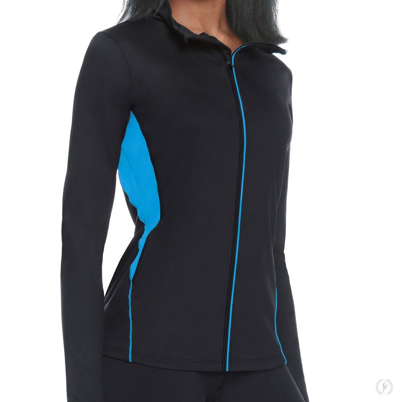 Eurotard FZ Dance Jacket 33340 Black Adult Medium