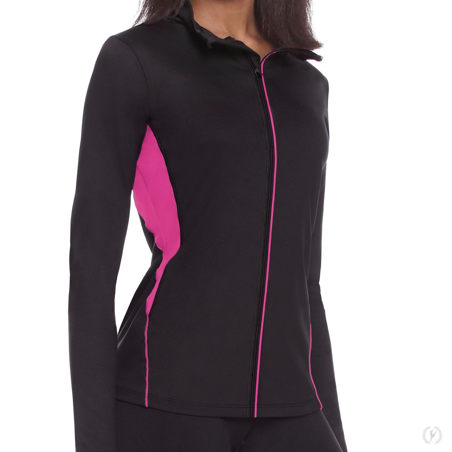 Eurotard FZ Dance Jacket 33340 Black Adult Small