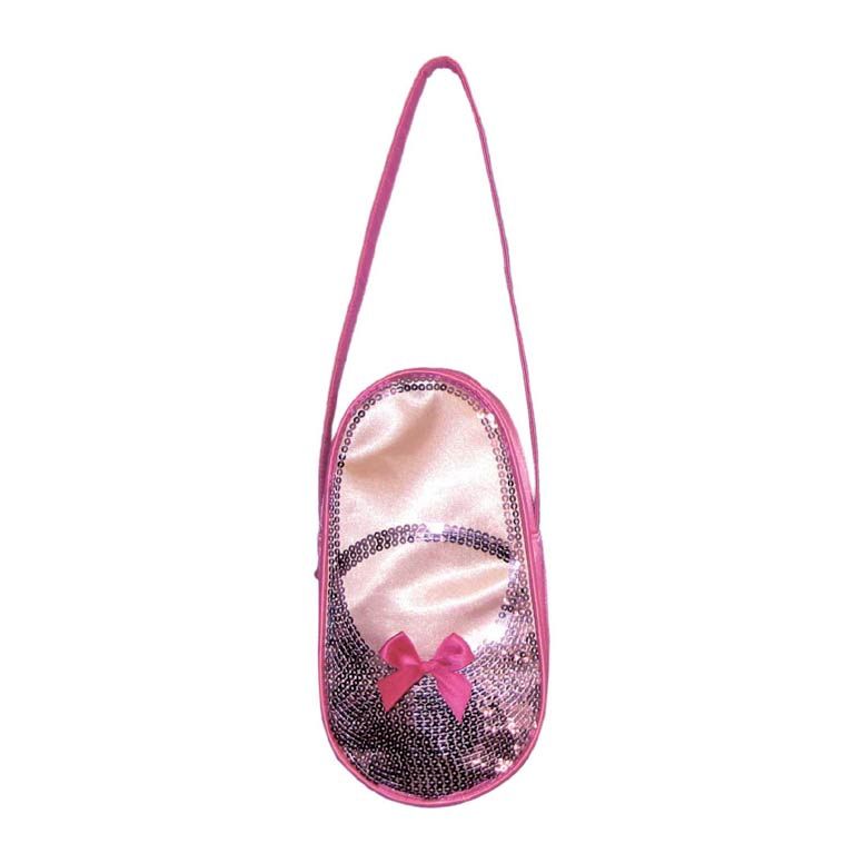 Horizon Satin &amp; Sequins Ballet Shoe Tote