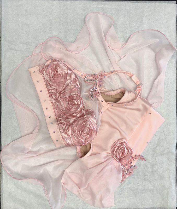 Diva Pink Rosette 2 piece
