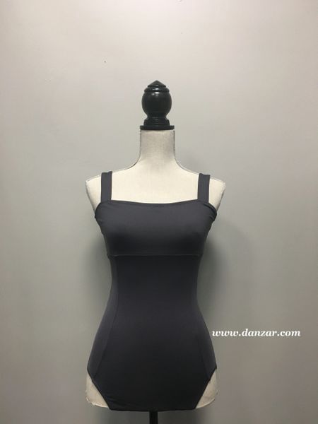Ainsliewear Square Neck Leotard AW102 Adult Large Gray