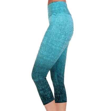 Ballet Rocks Aqua Crush Capri M/L