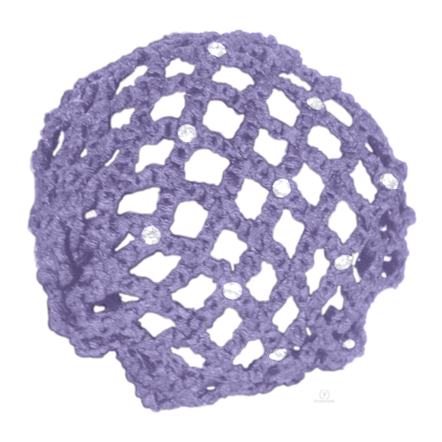 Eurotard Bun Cover with Rhinestones 272R LILAC OSFA