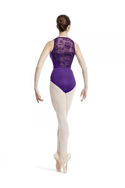Bloch Mirella Cord Mesh Back Panel M3029LM Plum Idea Medium