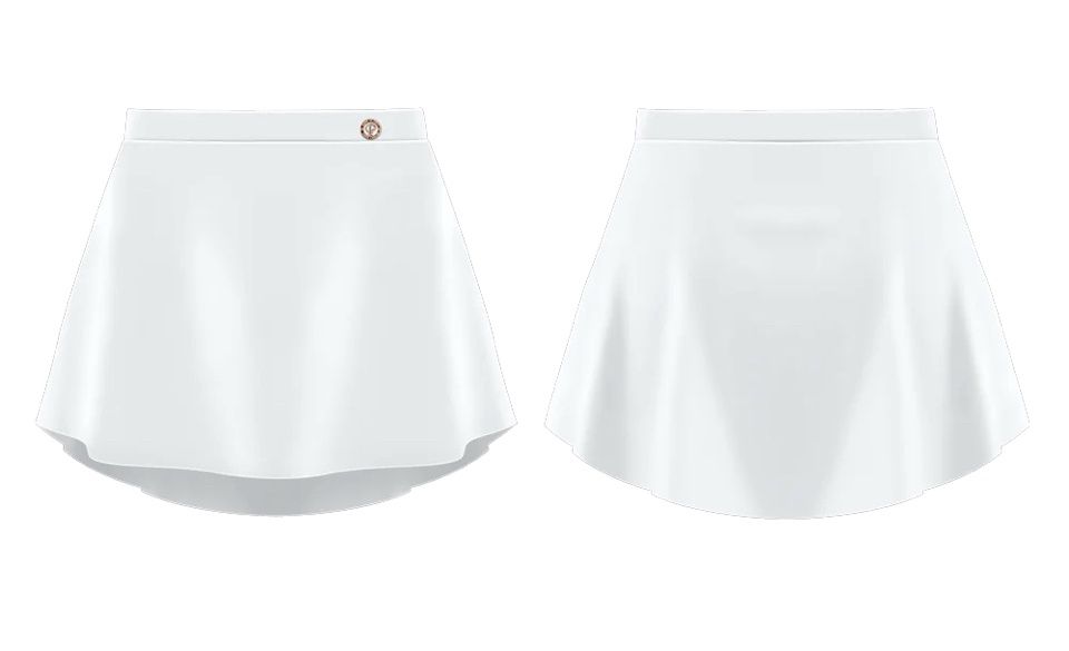Danse de Paris Natasha Skirt White S/M