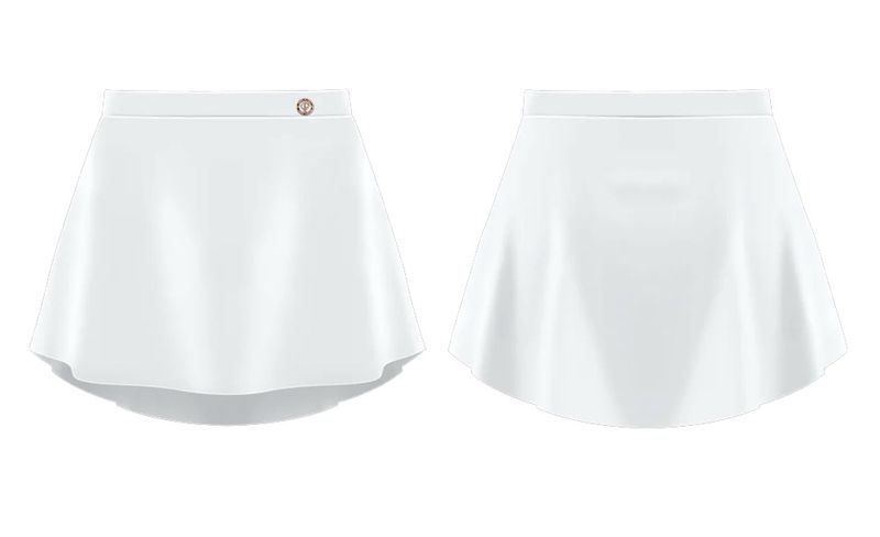 Danse de Paris Natasha Skirt White S/M