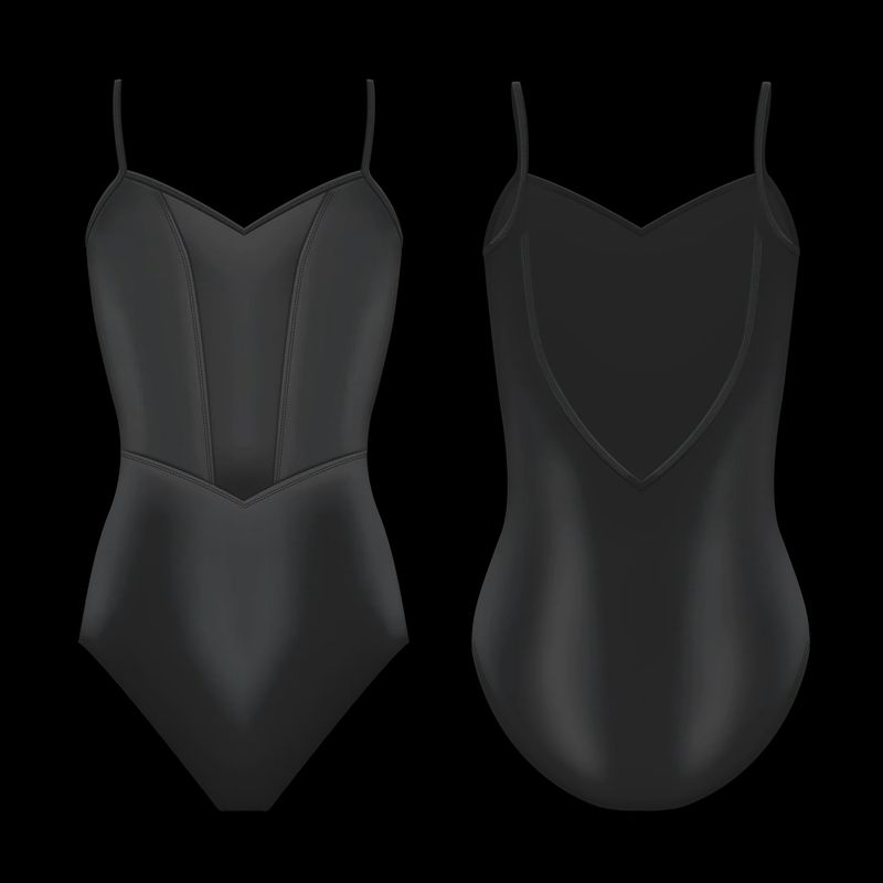Danse De Paris Nikita Cami Leotard Ebony AXS