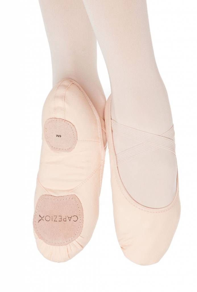 Capezio Hanami Adult Canvas Ballet Shoe 2037W, Colour: Lt. Pink, Size: 3, Width: M