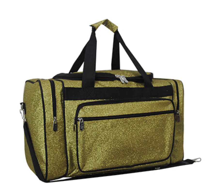 Gold Glitter NGIL 20" Duffle Bag