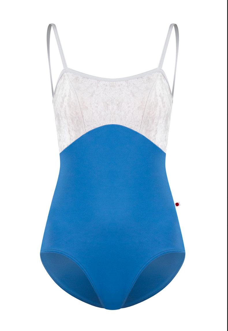 Yumiko Denise Cami Leotard  - Lapis/Silver
