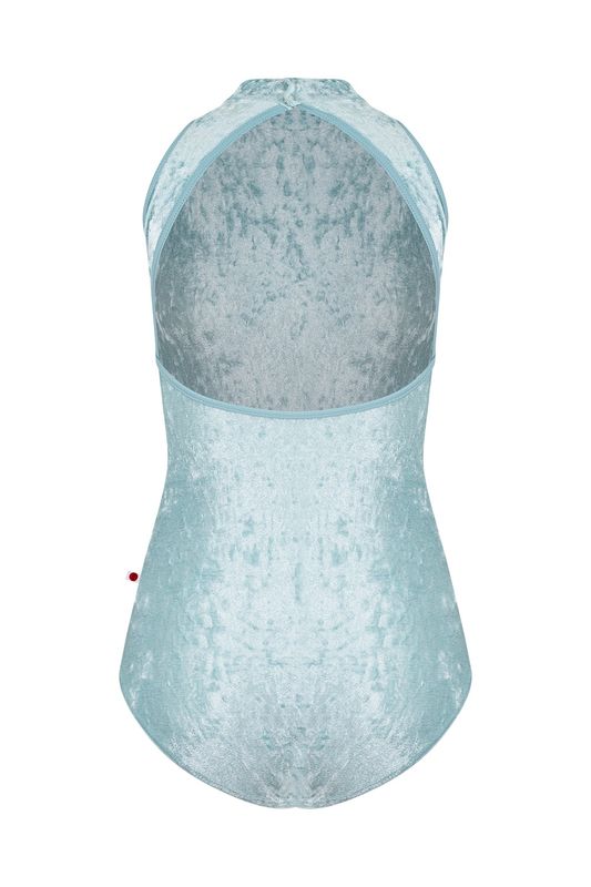Yumiko "Noe"  Halter Leotard  -  Ice