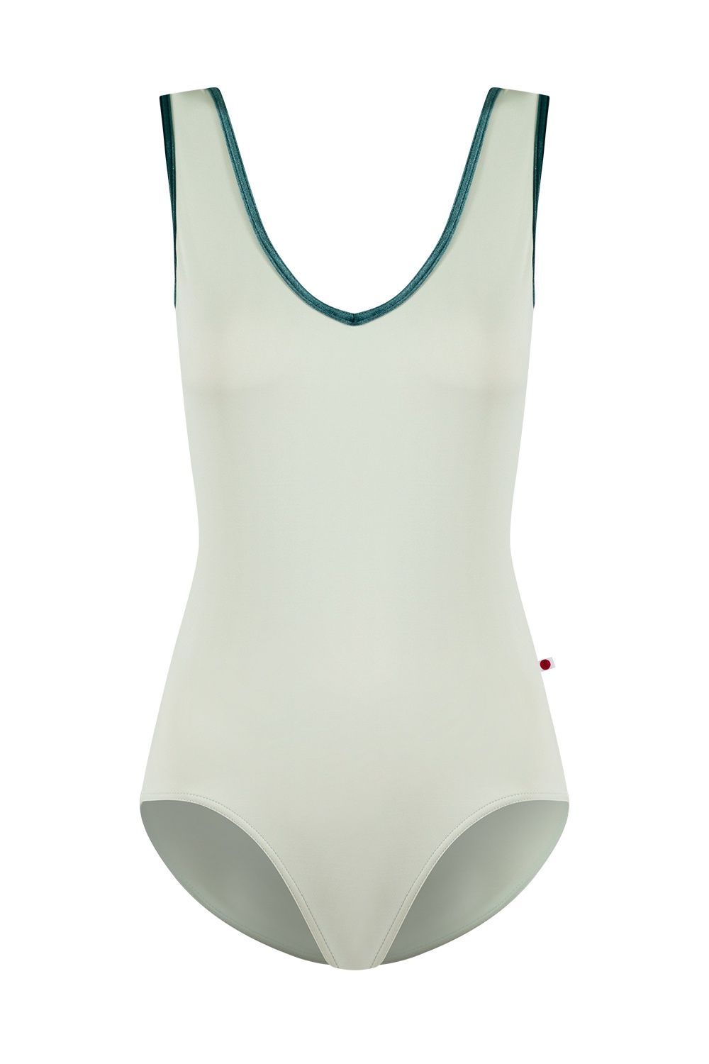 Yumiko Gina Tank Leotard -  Pistachio/White/Orbit