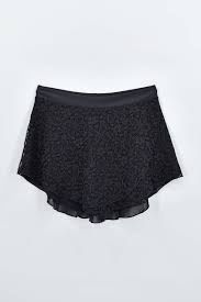 AK 2in1 Skirt "Hanna" Lace, Colour: Black, Size: Small