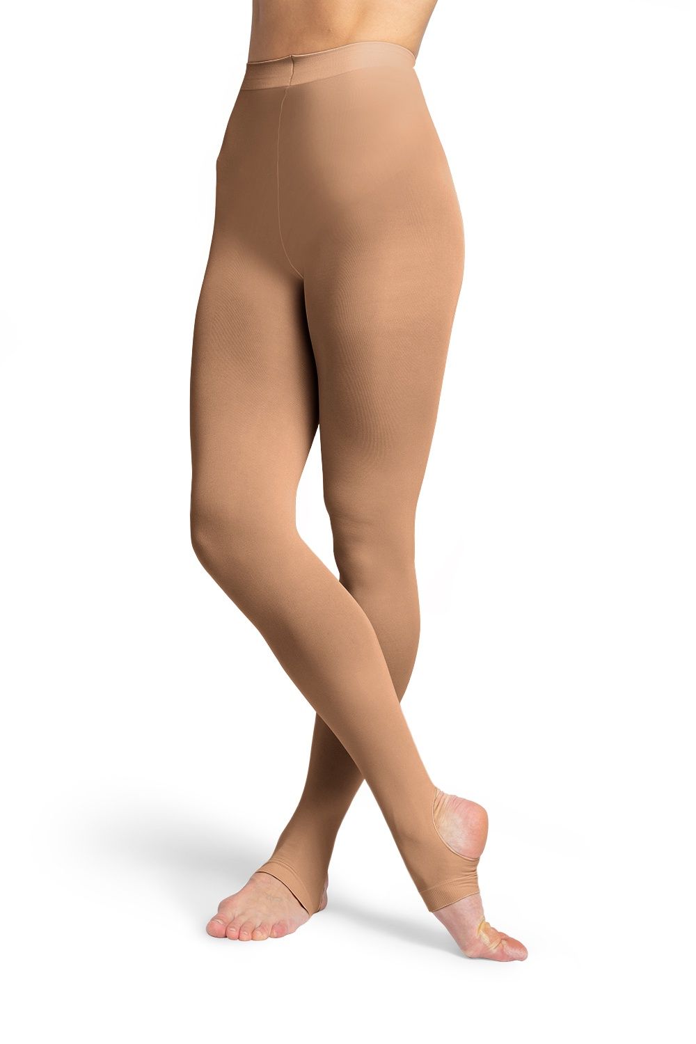Bloch "Contoursoft" Stirrup Tights T0984L, Colour: Tan, Size: Adult S/M