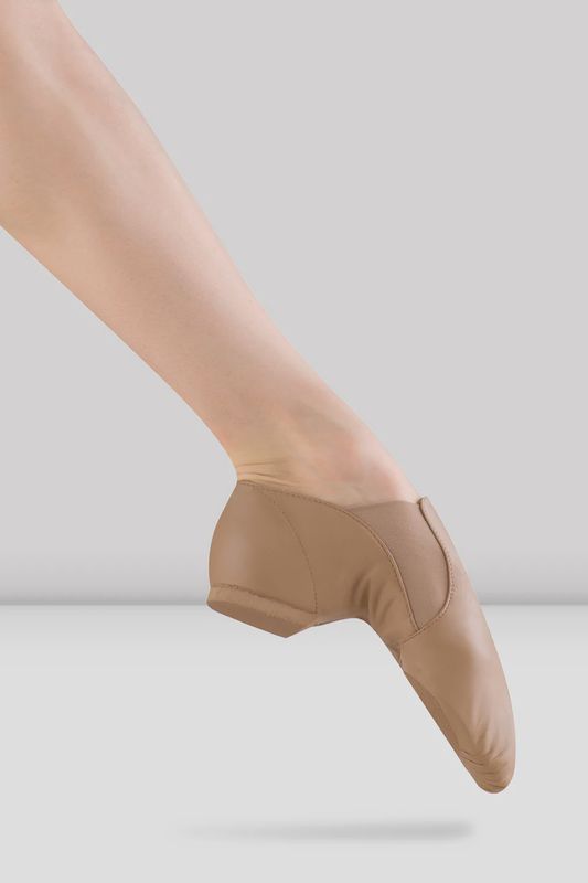Childrens Leather "Elasta Jazz Booties" - Style S0499G